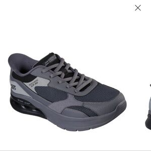 Skechers Men's Dark Gray slip ins bobs arc waves 2-0 casual sneakers size 9